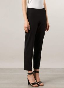 Brunello Cucinelli Black Cotton Side Zip Pant